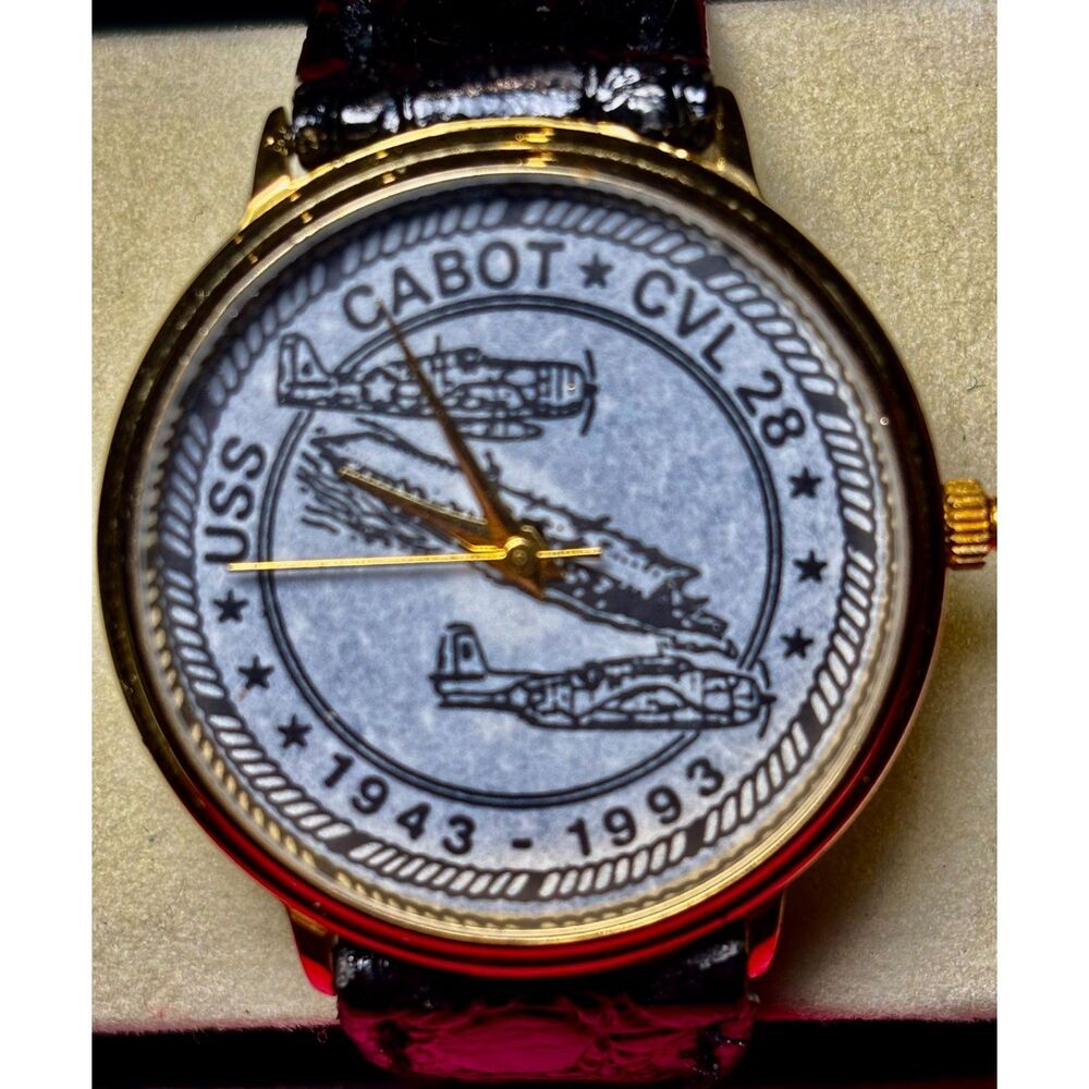 Rare 1993 USS Cabot Commemorative Watch